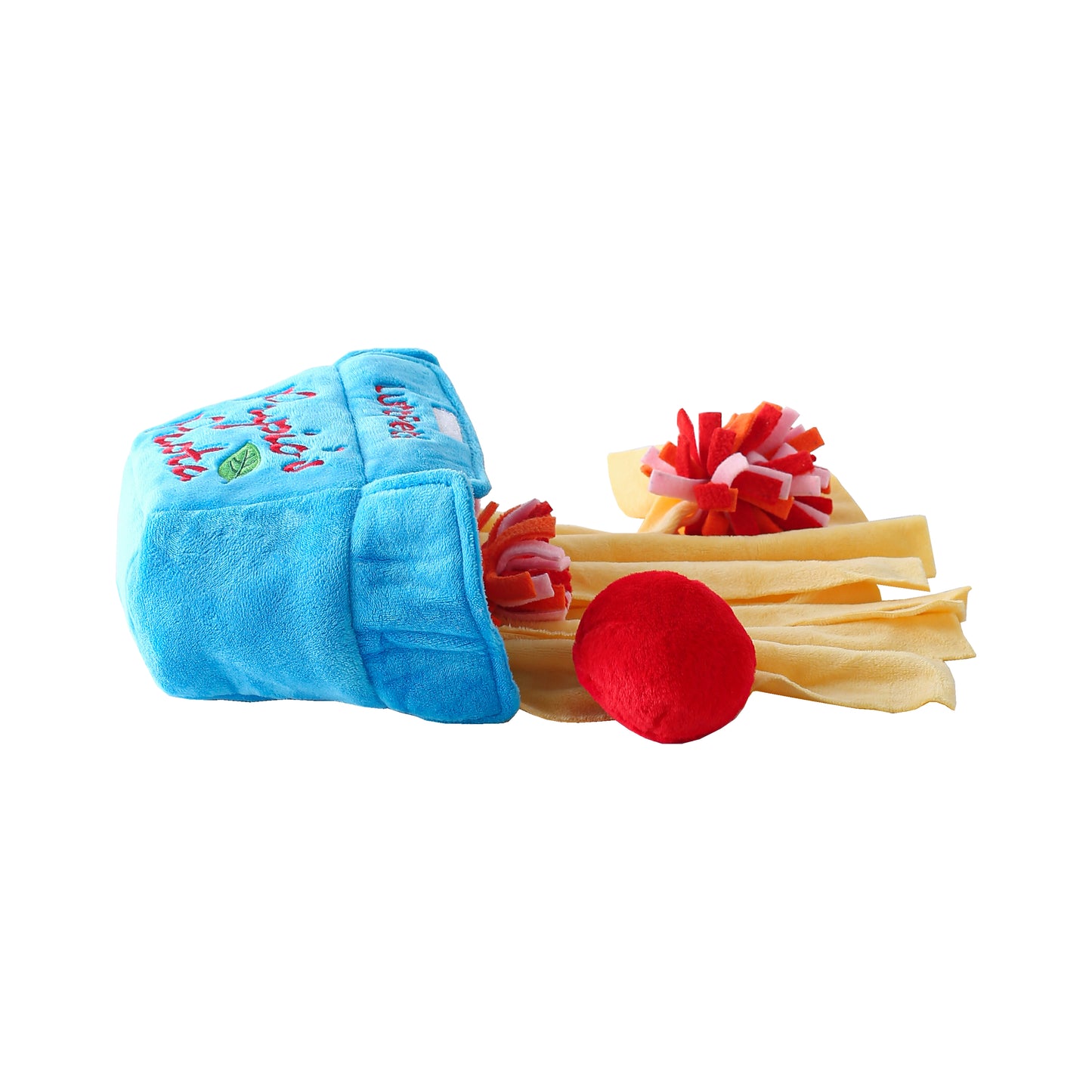 Pupio's Pasta Snuffle Toy —Crinkly & Washable Puzzle for Dogs, Cats, Rabbits, and Small Pets!