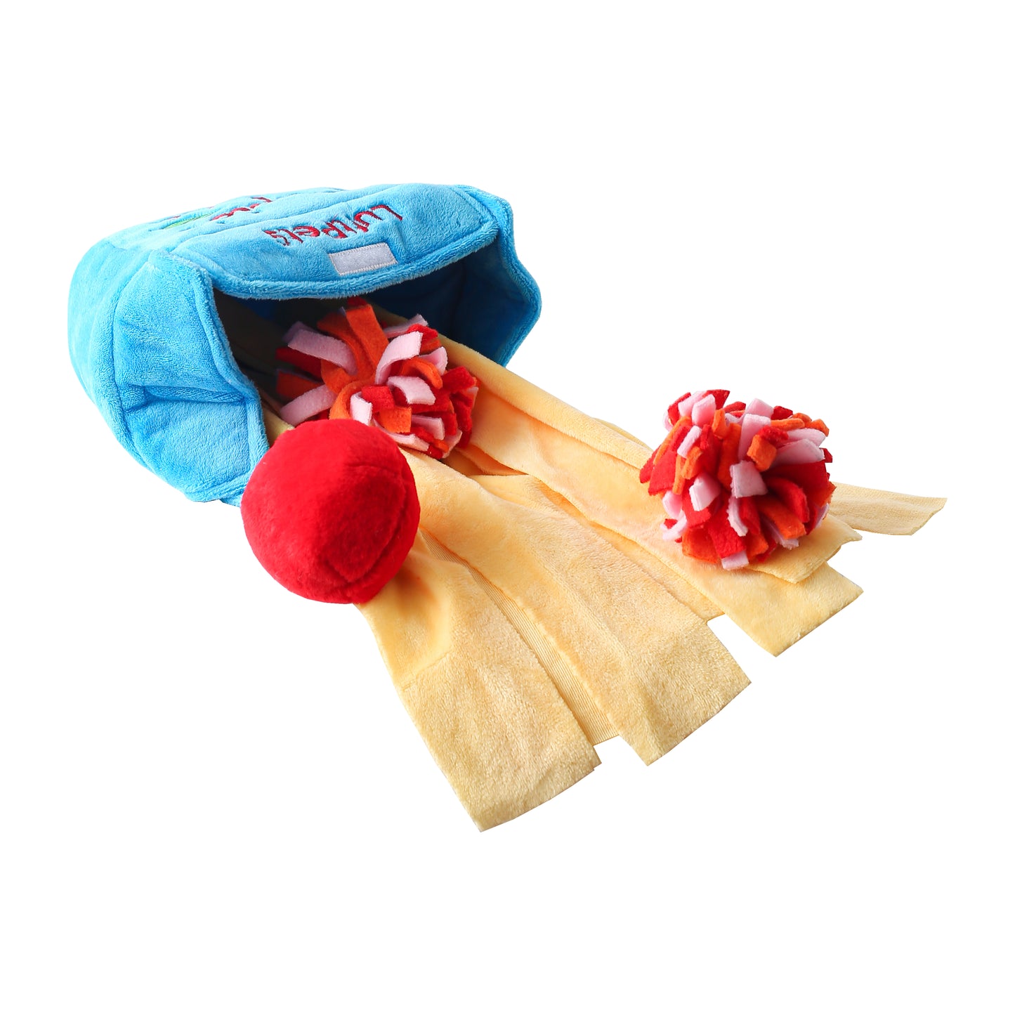 Pupio's Pasta Snuffle Toy —Crinkly & Washable Puzzle for Dogs, Cats, Rabbits, and Small Pets!