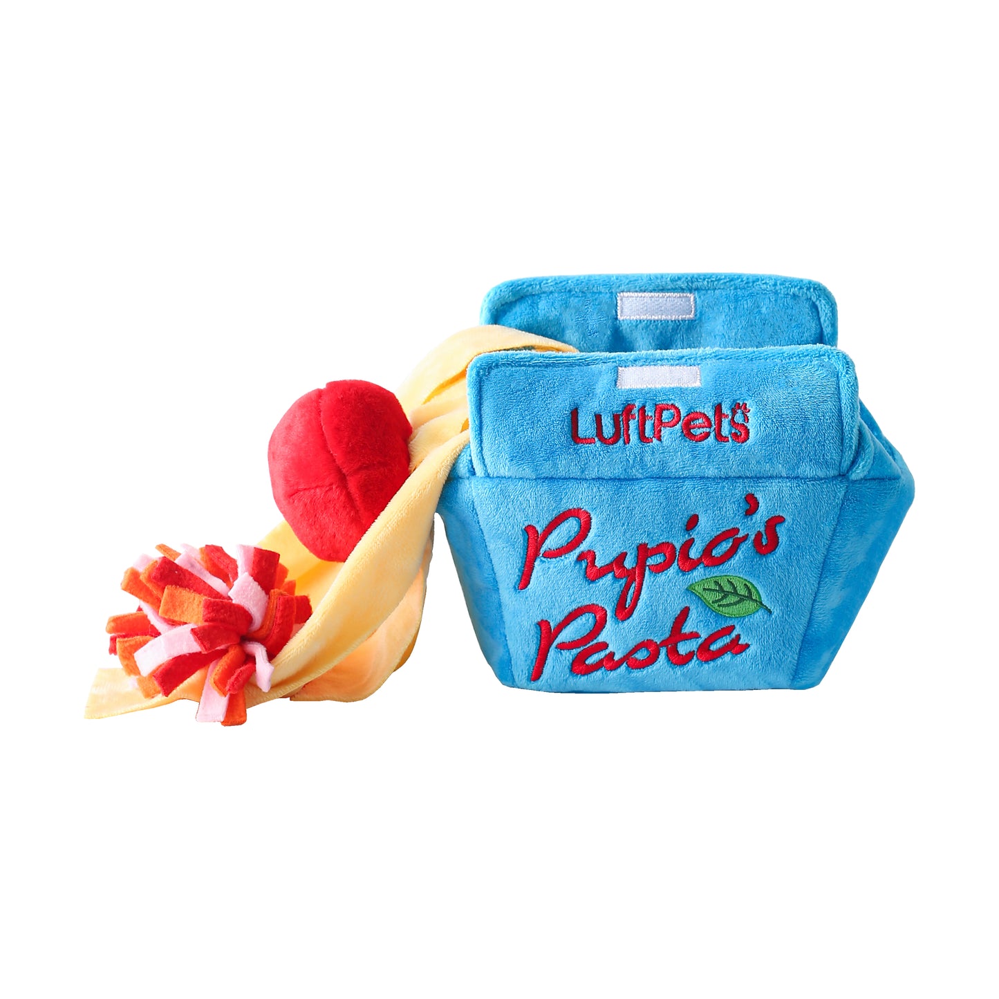 Pupio's Pasta Snuffle Toy —Crinkly & Washable Puzzle for Dogs, Cats, Rabbits, and Small Pets!