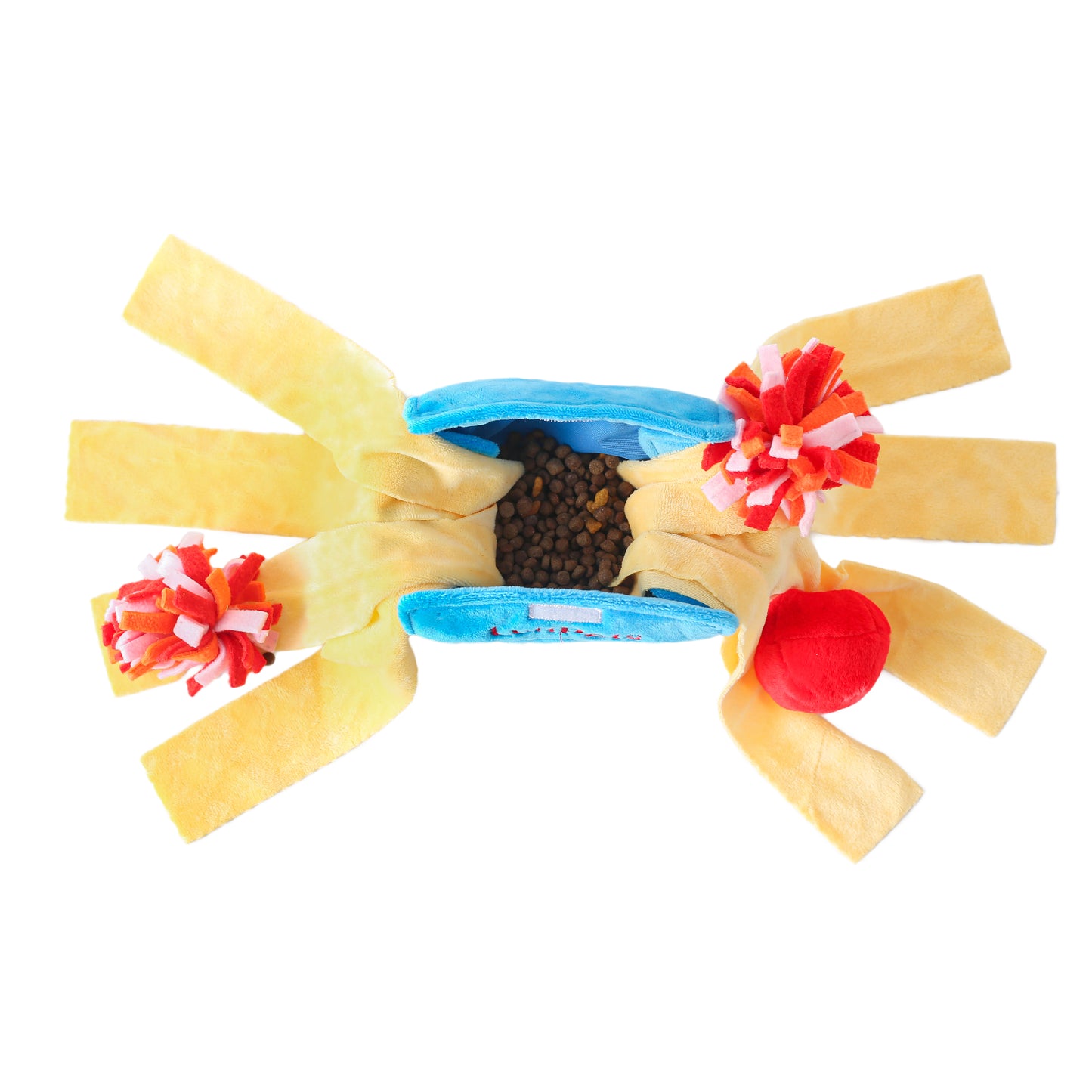 Pupio's Pasta Snuffle Toy —Crinkly & Washable Puzzle for Dogs, Cats, Rabbits, and Small Pets!