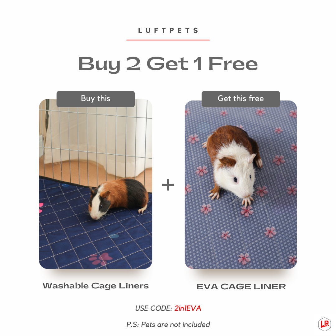 Rabbit & Guinea Pig Cage Liner for MidWest & C&C 2x4 Cages, Washable, Leakproof