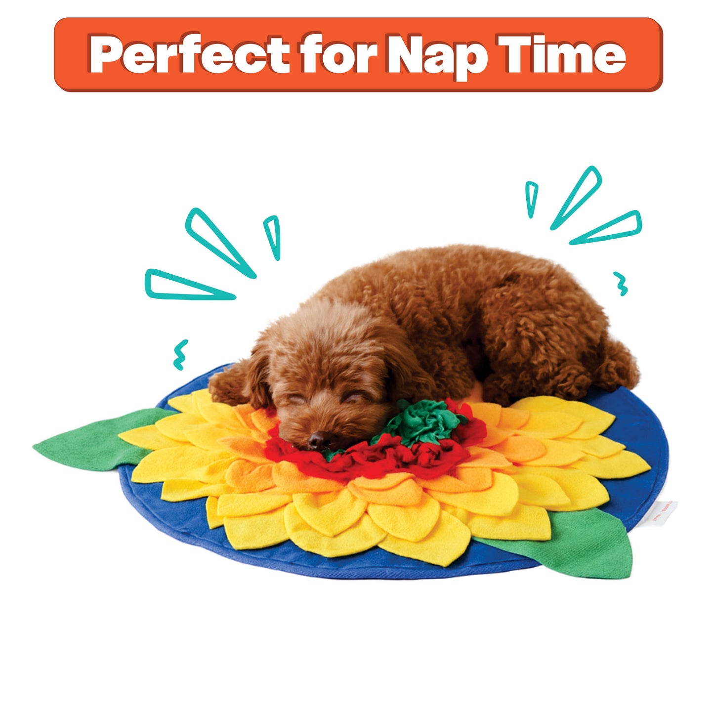 Sunflowerz Snuffle Mat—A Sunshine Sniff Mat for Dogs, Cats, Rabbits, and Other Small Pets!