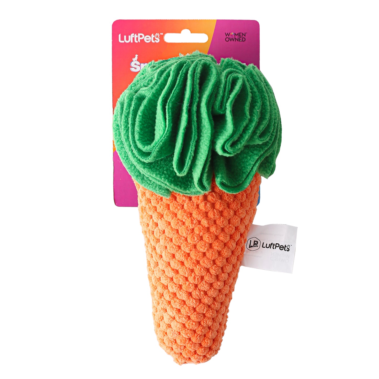 Snuffle Carrotz—The Ultimate Carrot Puzzle Sniff Toy for Dogs, Cats, Rabbits, and Small Pets