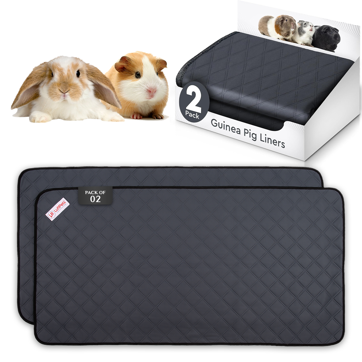 LuftPets Original C&C Cage Liners for Guinea Pigs & Rabbits: Fit for 2x4, 2x1 & 2x3 Habitats