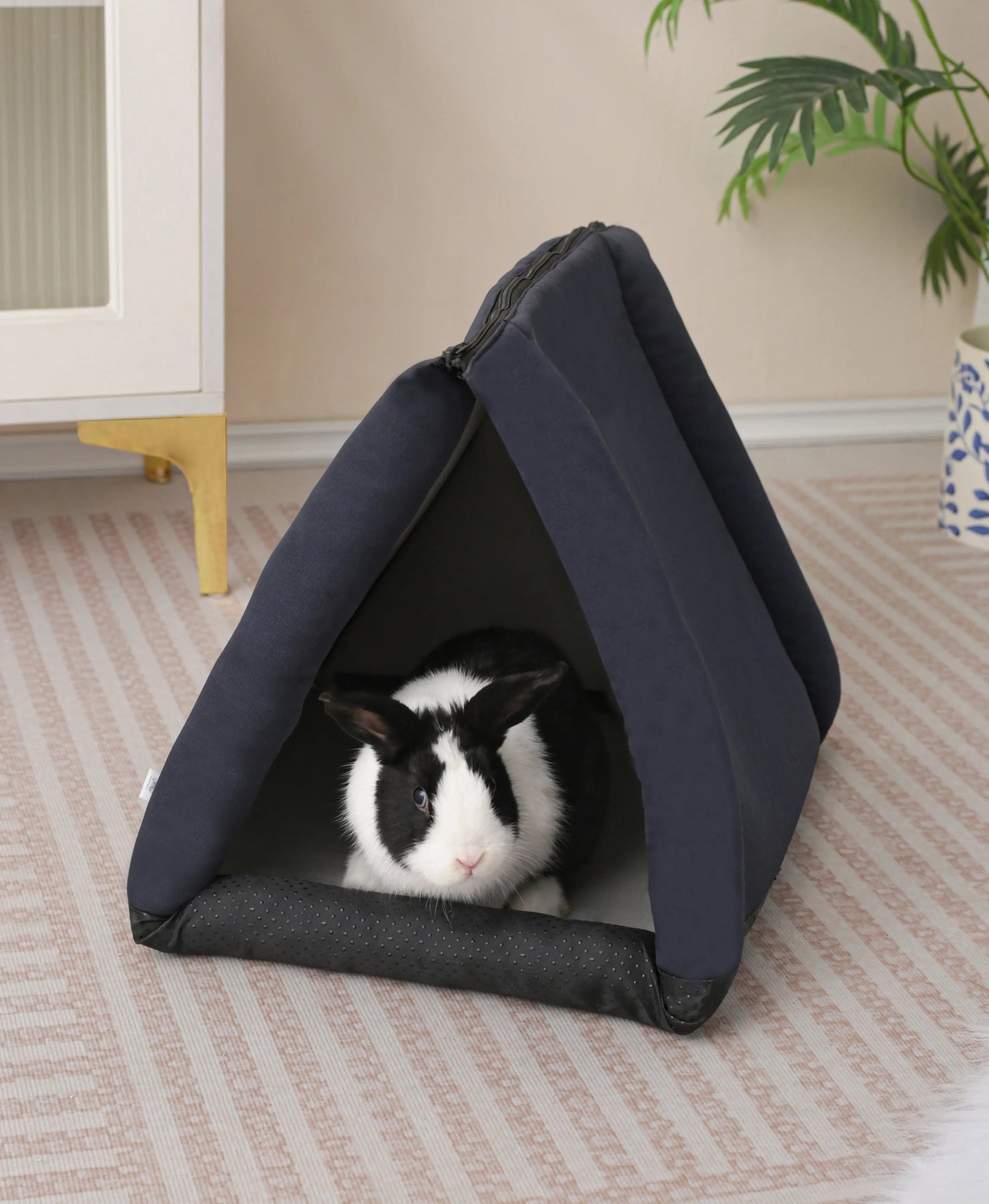 3-in-1 Pet Bed: Cove, Tunnel & Mat, Great for Rabbits, Cats & Small Pets LUFTPETS