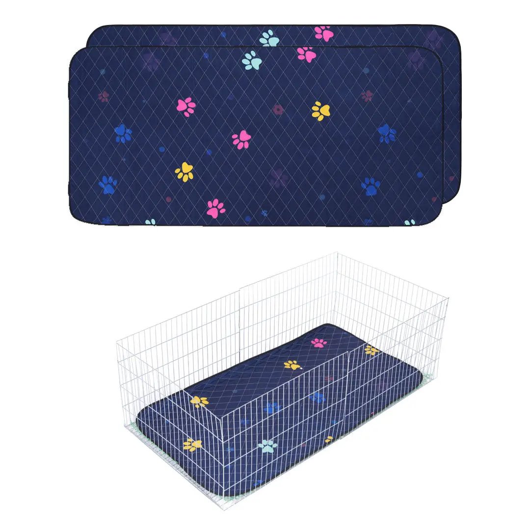 Rabbit & Guinea Pig Cage Liner for MidWest & C&C 2x4 Cages, Washable, Leakproof, Fast Dry