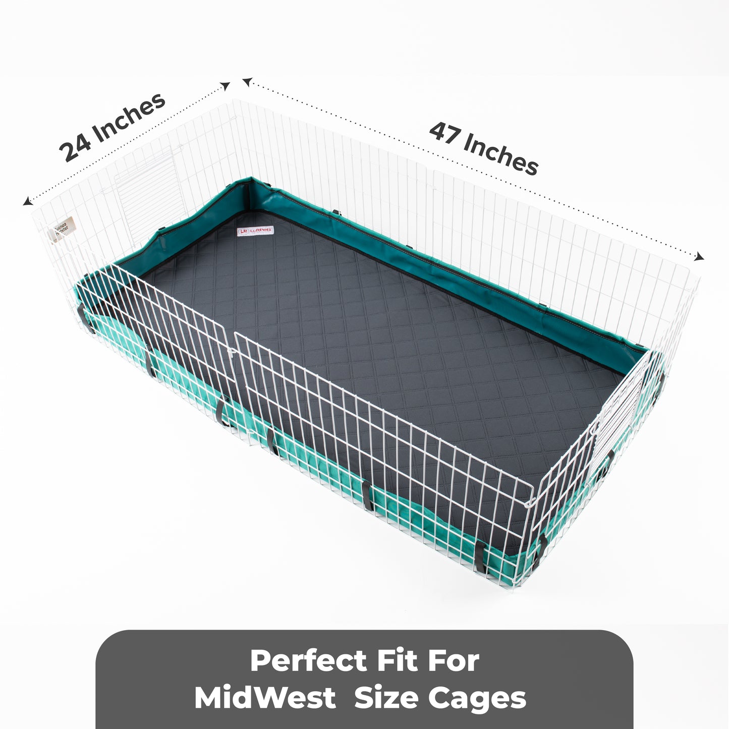 Rabbit & Guinea Pig Cage Liners for MidWest Cages - Washable & Absorbent