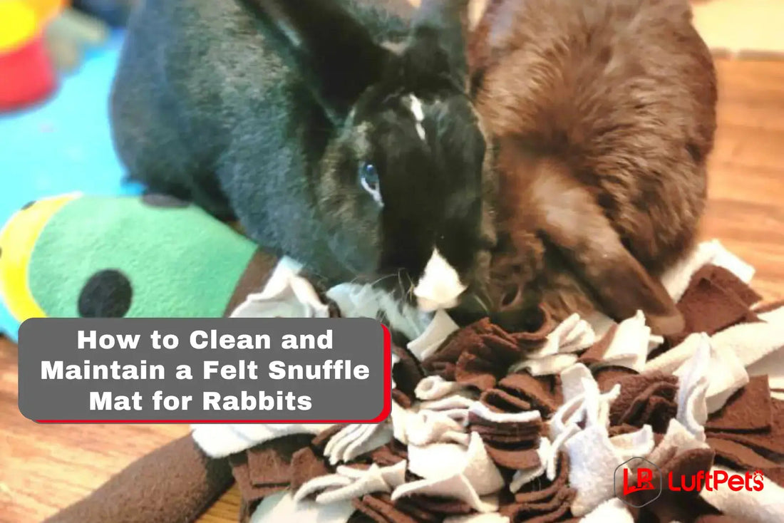 How to Clean and Maintain a Felt Snuffle Mat for Rabbits Safely LUFTPETS