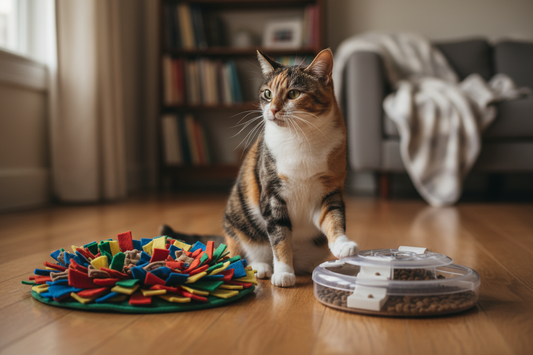 Snuffle Mats vs Food Puzzles for Cats – Which Is Better? - LUFTPETS
