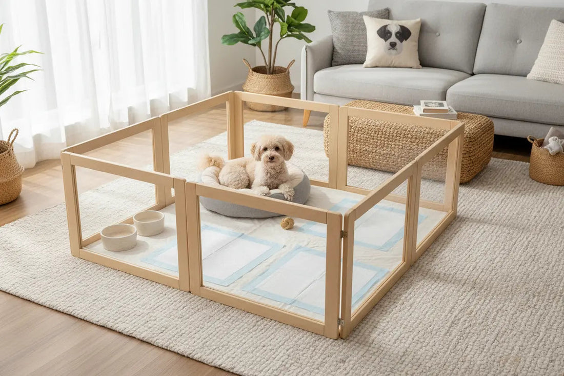 Dog Playpen with Pee Pads: Easy Setup for Busy Owners