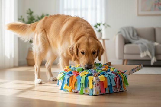 How to Build a Snuffle Box for Dogs