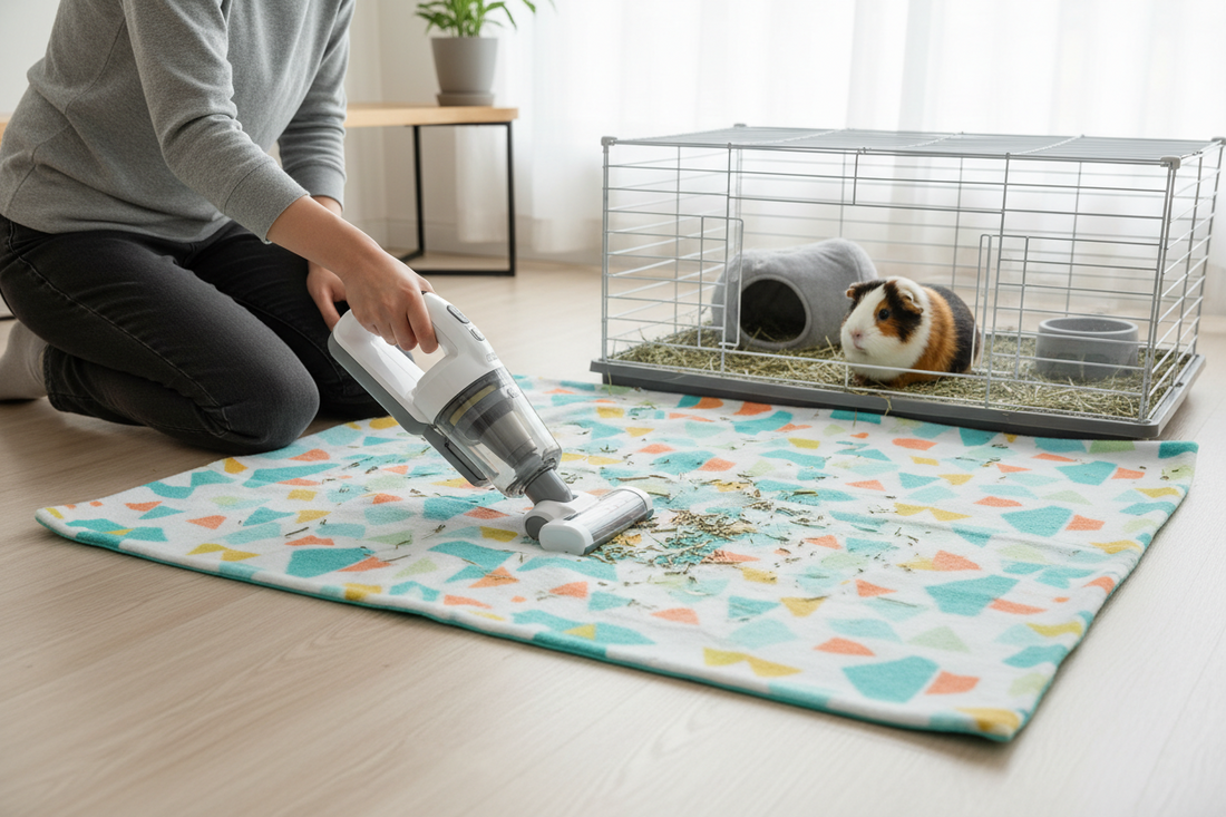 How To Vacuum Guinea Pig Fleece Liners