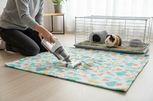 How To Vacuum Guinea Pig Fleece Liners