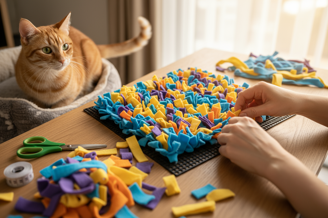 DIY Cat Snuffle Mats: Safe, Simple, and Fun to Make at Home - LUFTPETS