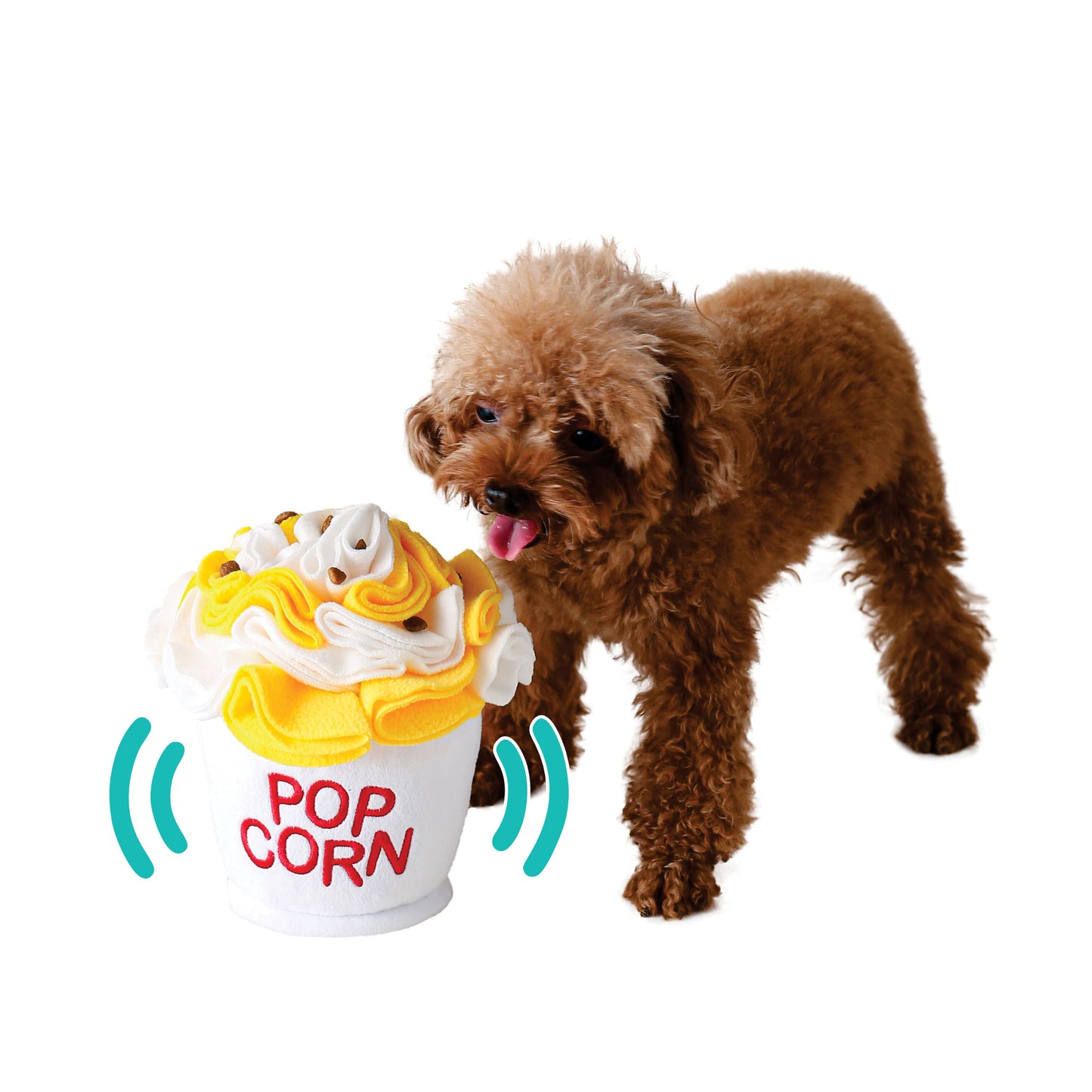 Snuffle Toy Holiday Gift Set– Carrot, Popcorn & Pasta -for Dogs, Cats, Rabbits & Small Animals