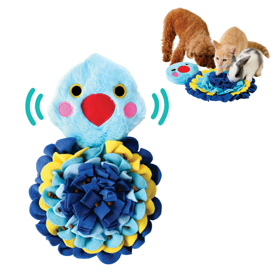 Snuffle Tweetz – Washable Sniff Toy for Dogs, Cats, Rabbits & Small Pets, Squeaky, 13"
