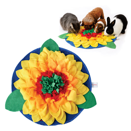 Sunflowerz Snuffle Mat—A Sunshine Sniff Mat for Dogs, Cats, Rabbits, and Other Small Pets!