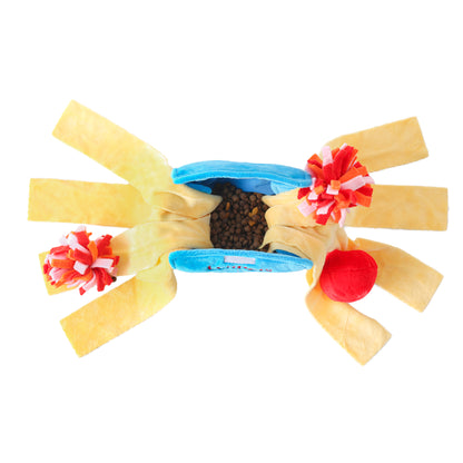 Pupio's Pasta Snuffle Toy —Crinkly & Washable Puzzle for Dogs, Cats, Rabbits, and Small Pets!