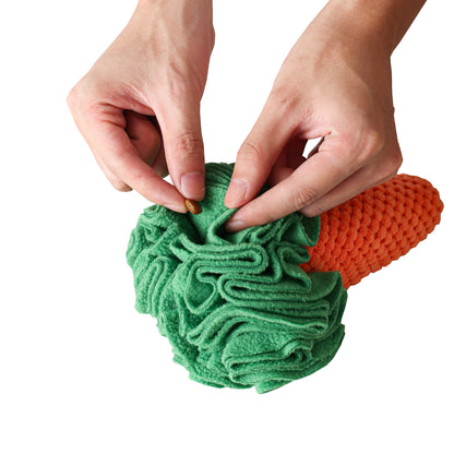 Carrot Sniff Toy - Squeaky & Plush Snuffle Mat for Rabbits, Dogs & Small Pets LUFTPETS