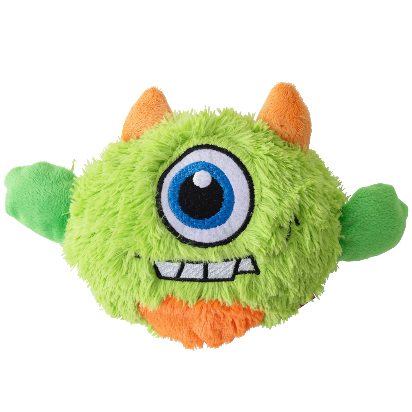 Monster Dog Toy with Treat Dispensing Ball -Plush & Interactive Puzzle