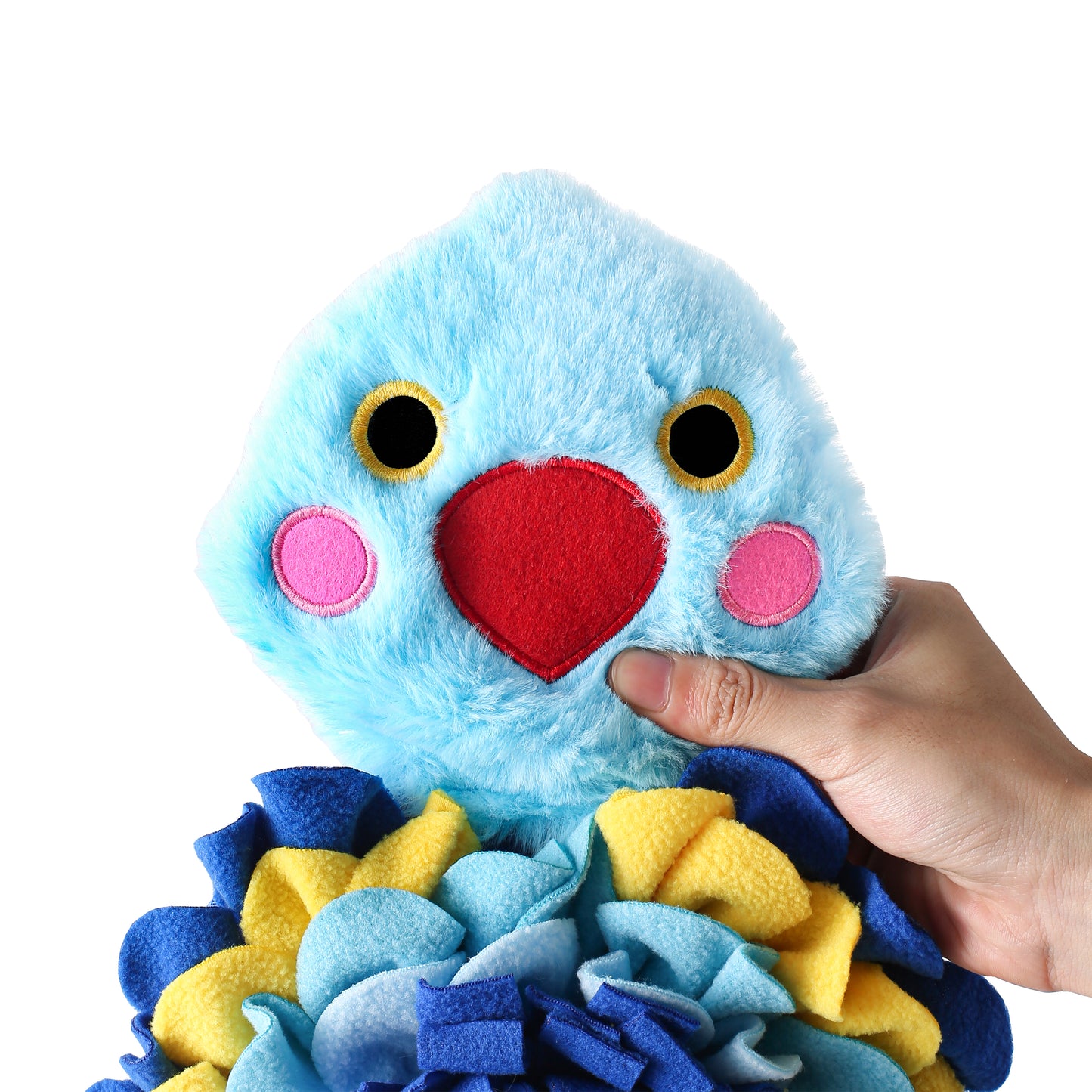 Snuffle Tweetz – Washable Sniff Toy for Dogs, Cats, Rabbits & Small Pets, Squeaky, 13"