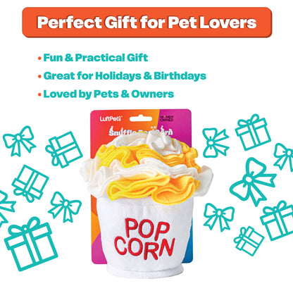 Snuffle Toy Holiday Gift Set– Carrot, Popcorn & Pasta -for Dogs, Cats, Rabbits & Small Animals