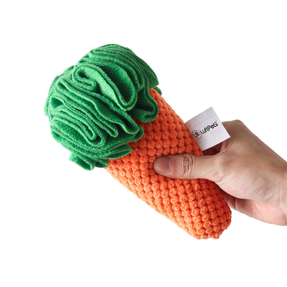 Snuffle Carrotz—The Ultimate Carrot Puzzle Sniff Toy for Dogs, Cats, Rabbits, and Small Pets