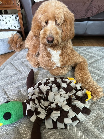 Squeaky Duck Snuffle Mat for Dogs – 2-in-1 Toy & Foraging Fun