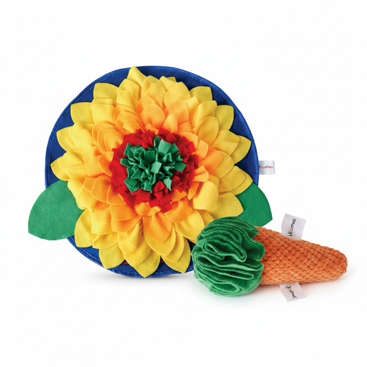 Bundle A - Sunflowerz Mat + Carrot Sniff Toy