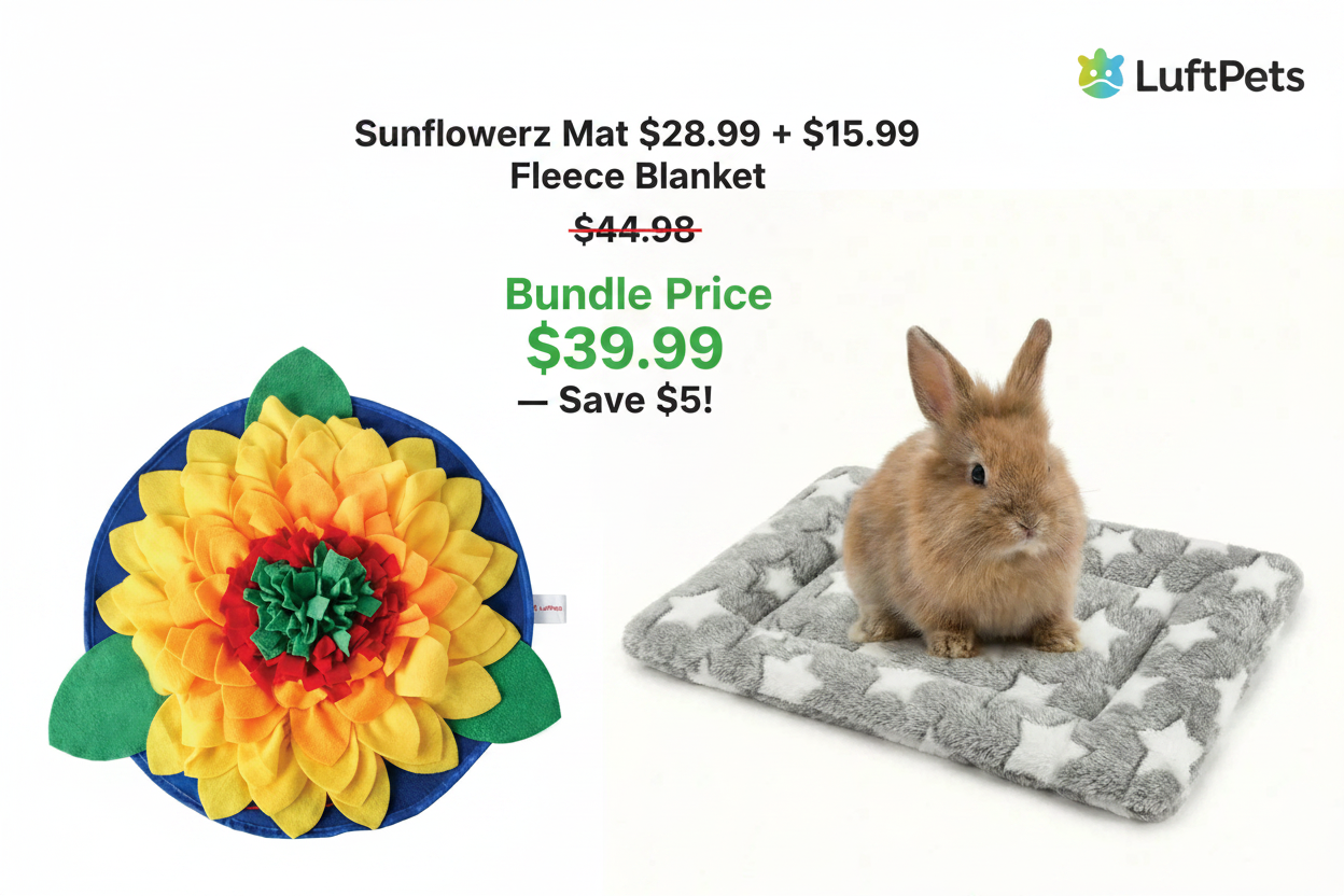 Bundle B Savings - Sunflowerz Mat + Fleece Blanket