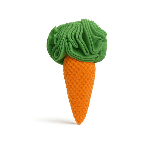 Snuffle Carrotz—The Ultimate Carrot Puzzle Sniff Toy for Dogs, Cats, Rabbits, and Small Pets
