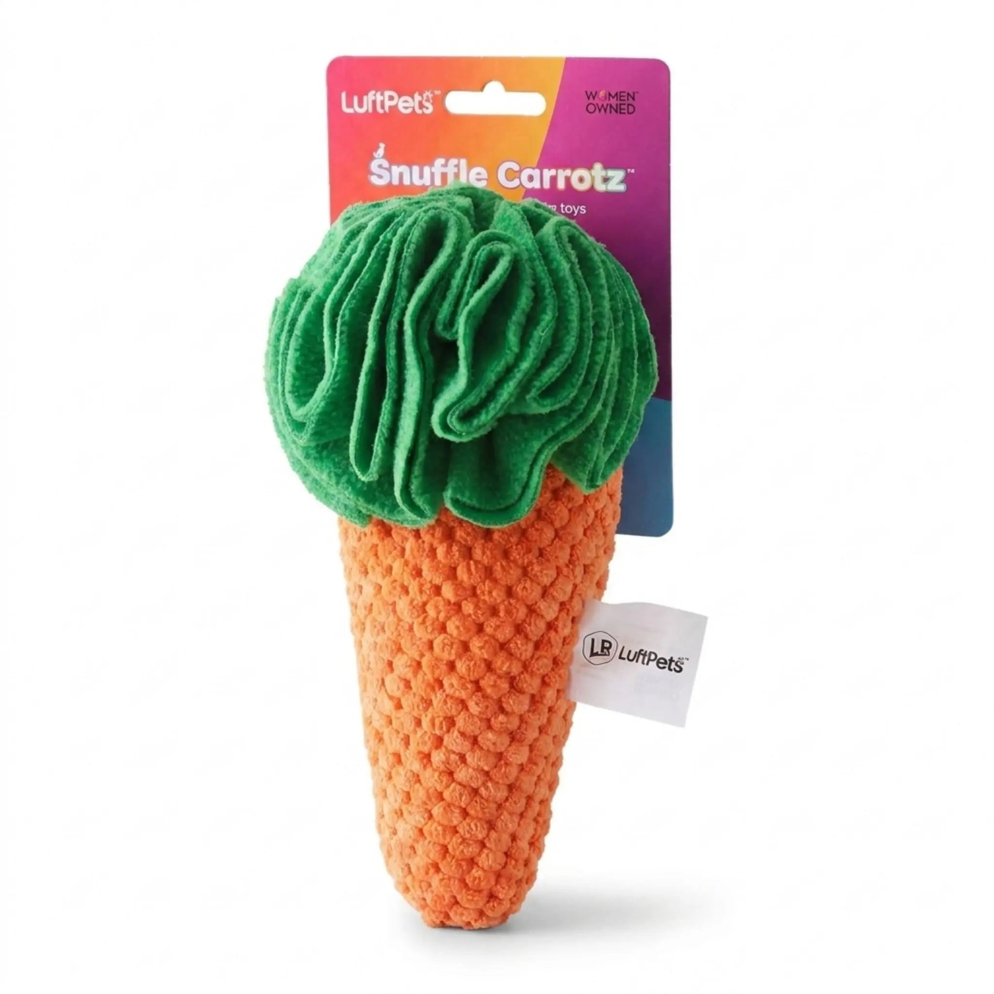 Load video: carrot sniff toy for rabbits and dogs