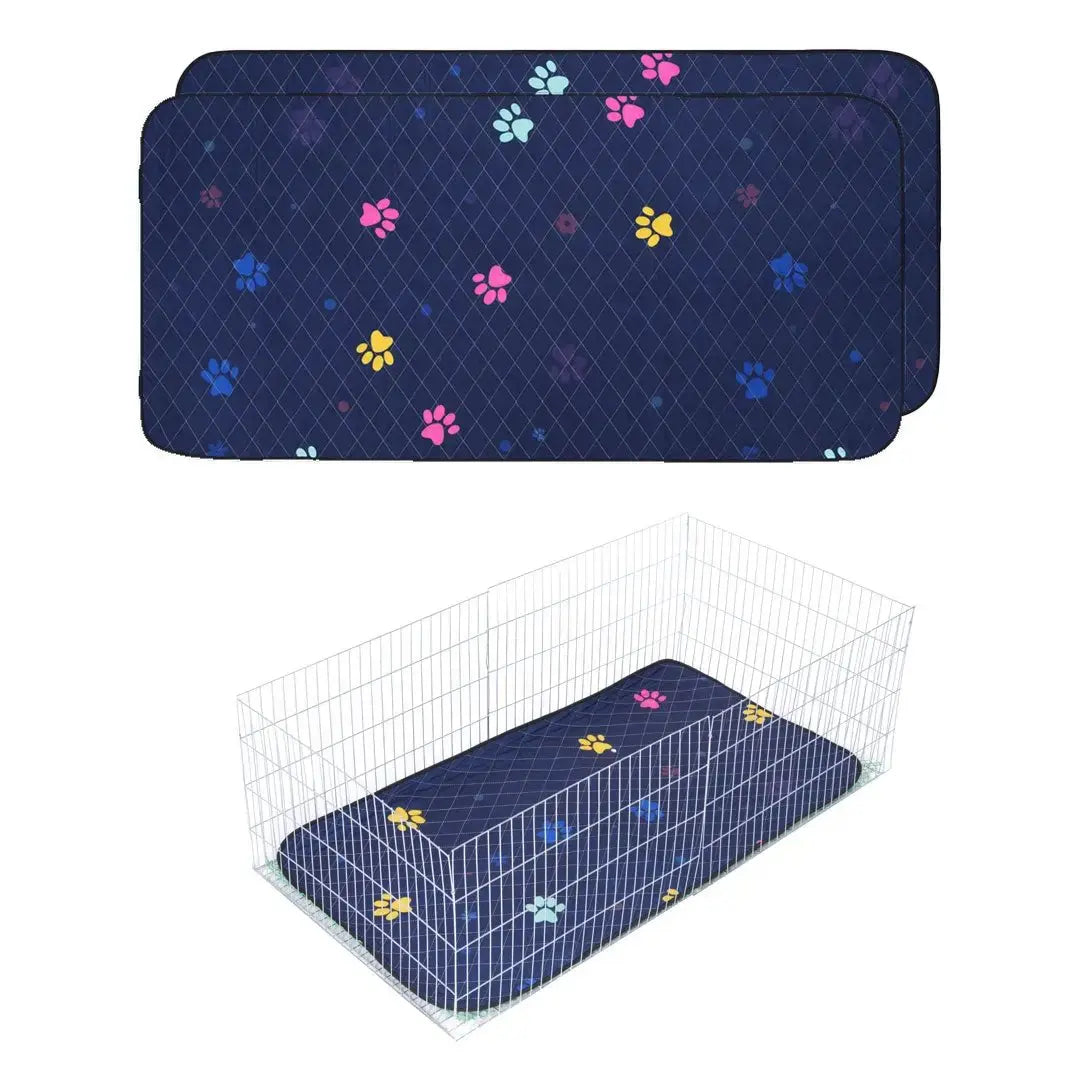 Rabbit & Guinea Pig Cage Liner for MidWest & C&C 2x4 Cages, Washable, Leakproof, Fast Dry LUFTPETS