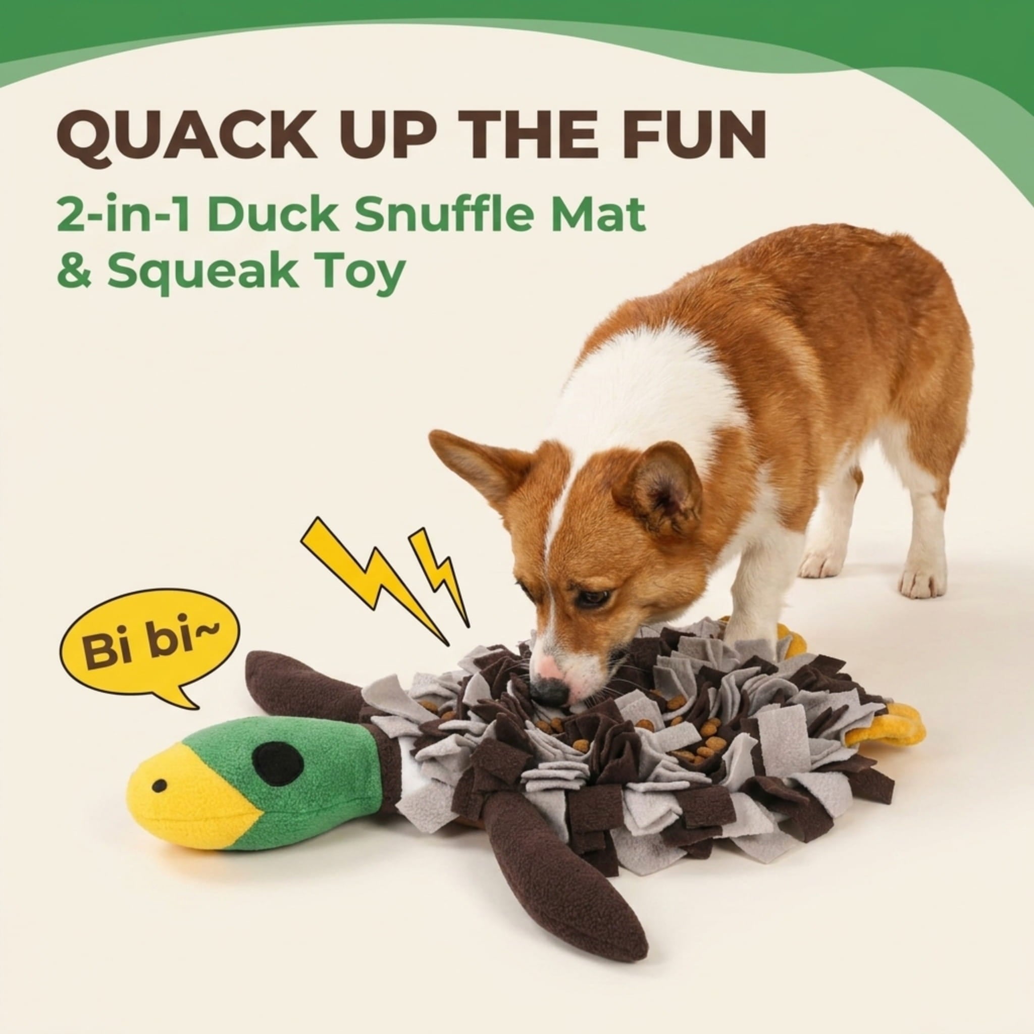 Load video: duck snuffle mat