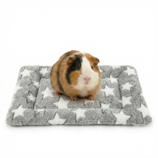 Ultra-Soft Star Fleece Blanket & Cage Liner for Guinea Pigs & Rabbits