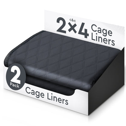 LUFTPETS Premium Guinea Pig Cage Liner for C&C 2x4 Habitats (2-Pack)