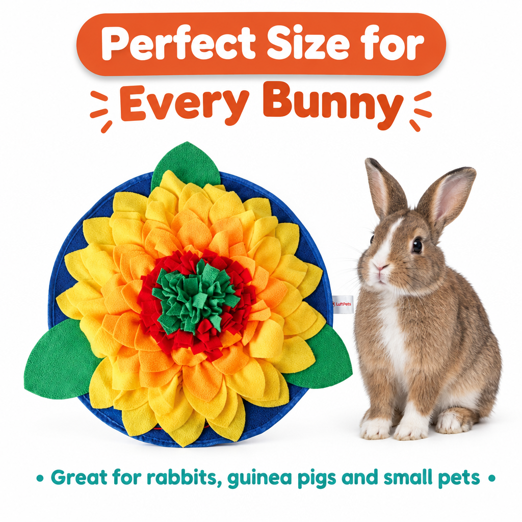 Rabbit snuffle mat – perfect size for every bunny