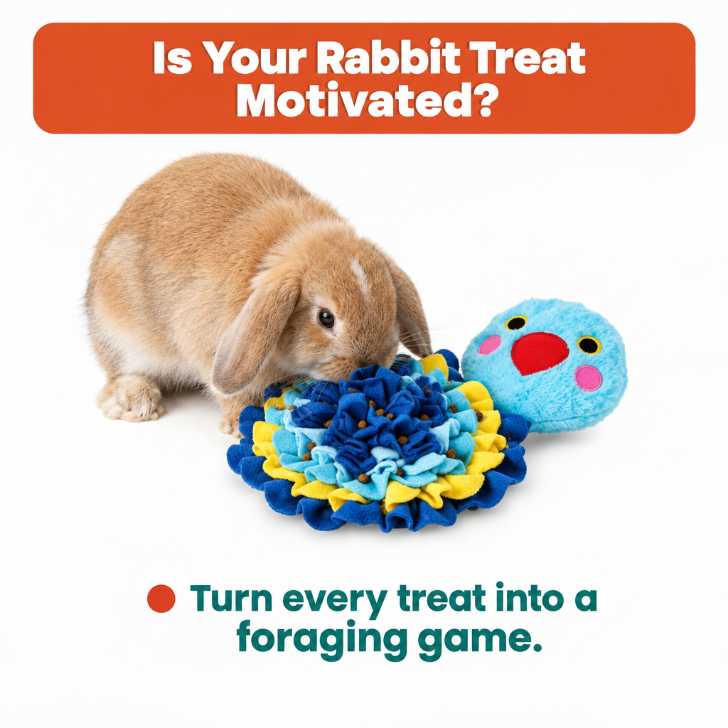 Rabbit toy for treat motivated bunnies – Snuffle Tweetz