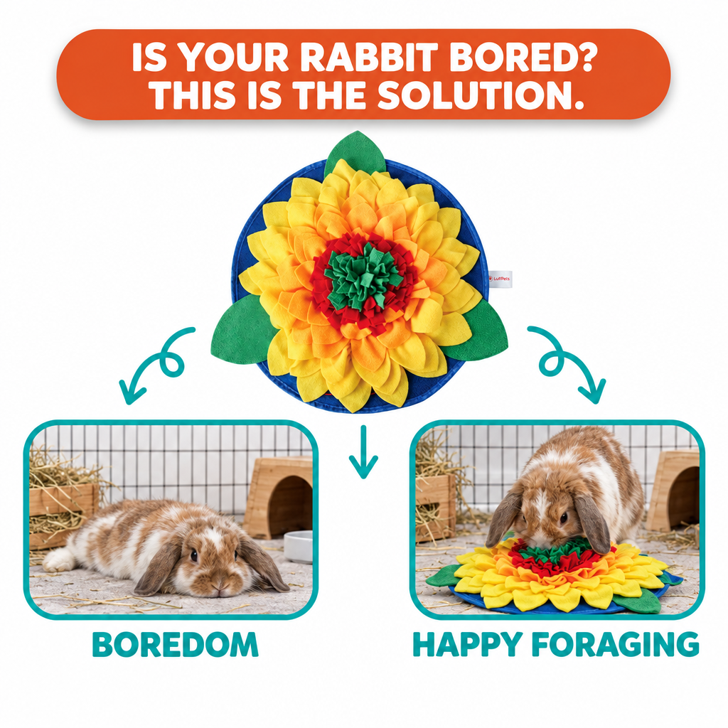 Is Your Rabbit Bored, This Is the Solution graphic