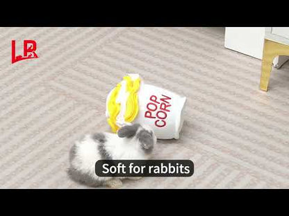 Crinkly Popcorn Snuffle Toy - Great Enrichment for Dogs & Small Pets