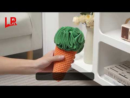 Snuffle Carrotz—Squeaky Sniff Toy for Dogs, Cats, Rabbits, and Small Pets