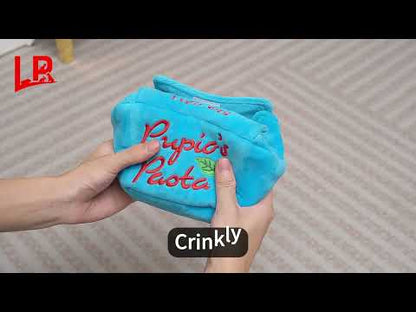 Pupio's Pasta Snuffle Toy —Crinkly & Washable Puzzle for Dogs, Cats, Rabbits, and Small Pets!