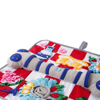 Rabbit Foraging Fun Bundle – Snuffle Mats, Carrot Toy & Free Fleece Blanket