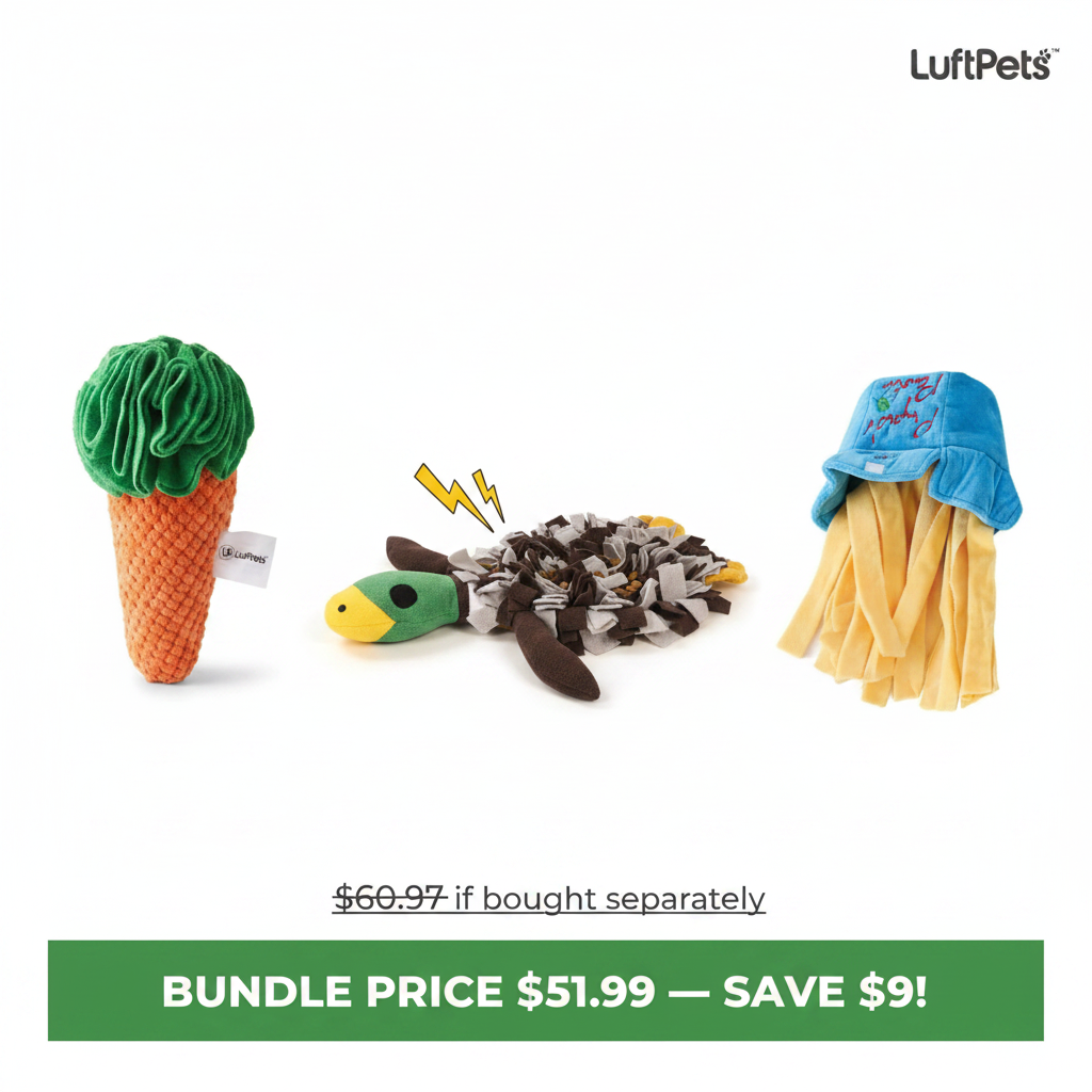 Snuffle Toy Trio - Corrected Savings