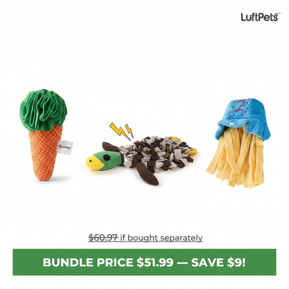 Snuffle Toy Trio - Corrected Savings