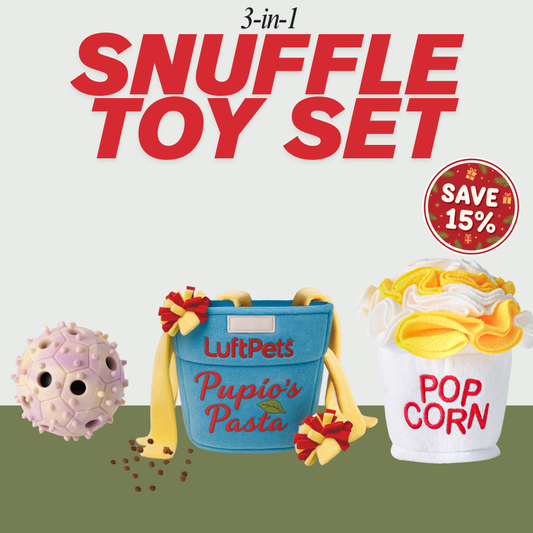 snuffle toys for dogs dog puzzle ball pasta and popcorn 