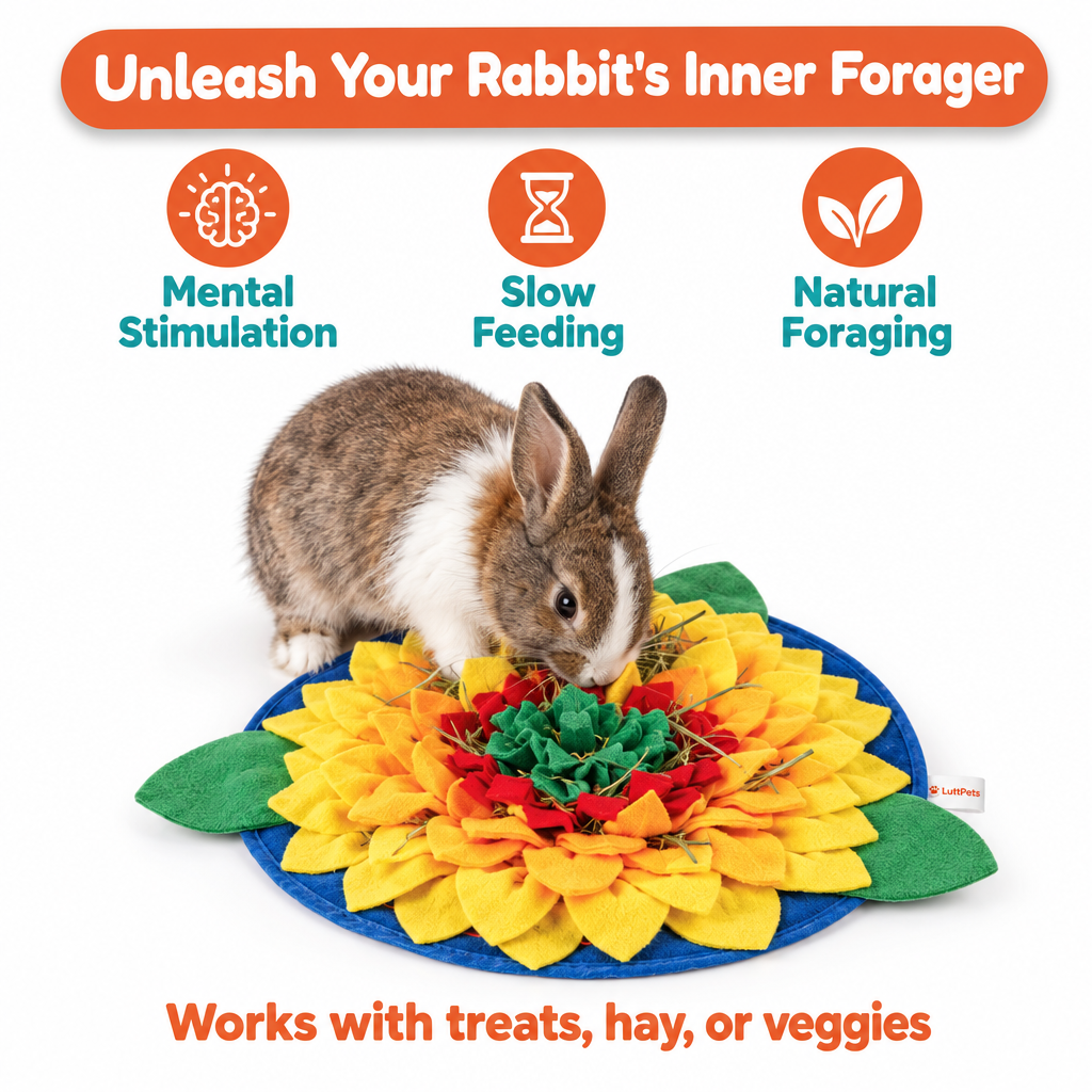Unleash Your Rabbit's Inner Forager graphic